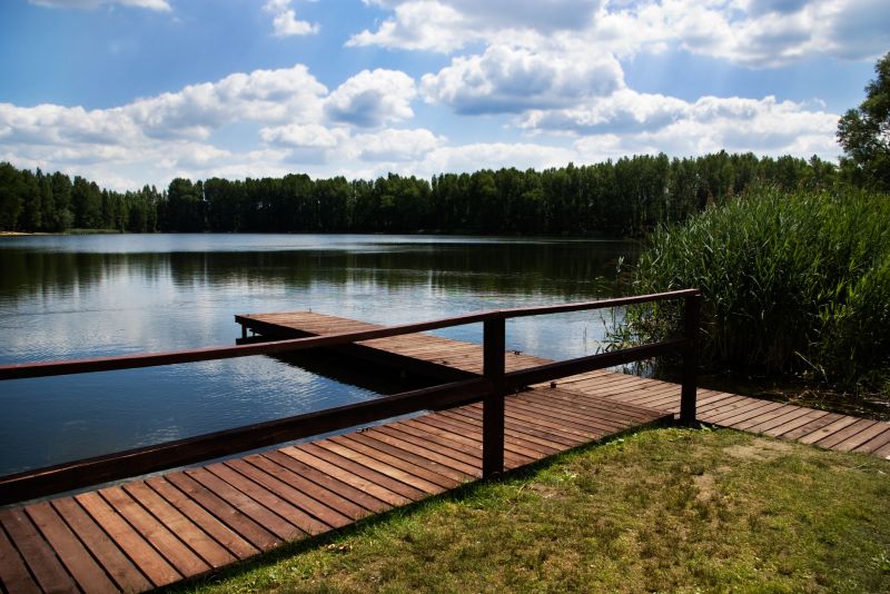 Wood Dock Installation in Alpharetta, GA
